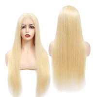 Blonde Lace Front Wig Human Hair Straight Blonde Human Hair Wigs