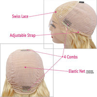 Blonde Lace Front Wig Human Hair Straight Blonde Human Hair Wigs