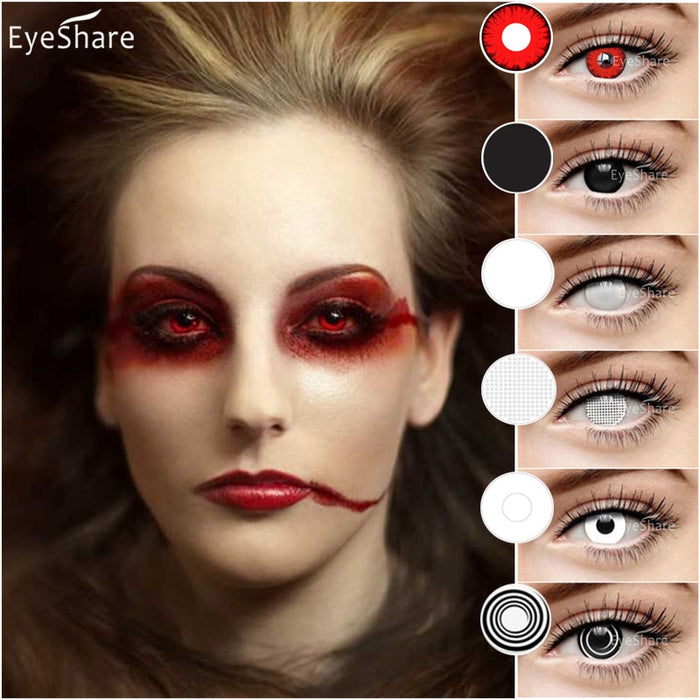 EYESHARE コスプレカラーコンタクトレンズ PURE シリーズ メイクアップ ハロウィン 美容コンタクトレンズ 目元化粧品 カラーレンズ 目