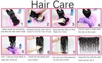 One Piece 50g Brazilian Hair Bundles Remy Hair Weave Extensions Human Hair Weave