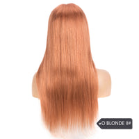Honey Blonde Lace Front Wig Remy Human Hair Colored