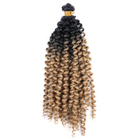 3Pack 14inch Water Wave Braids Crochet Faux Locs Braiding Hair Bulk