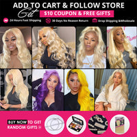 Human Hair Wigs Blonde Lace Part Wig For Women 613 28 30 Inch Frontal Pre Plucked Glueless Transparent Honey Blonde Straight Wig