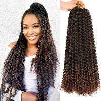 Passion Twist Crochet Hair Synthetic Braiding Hair Extensions 14 18 22Inch