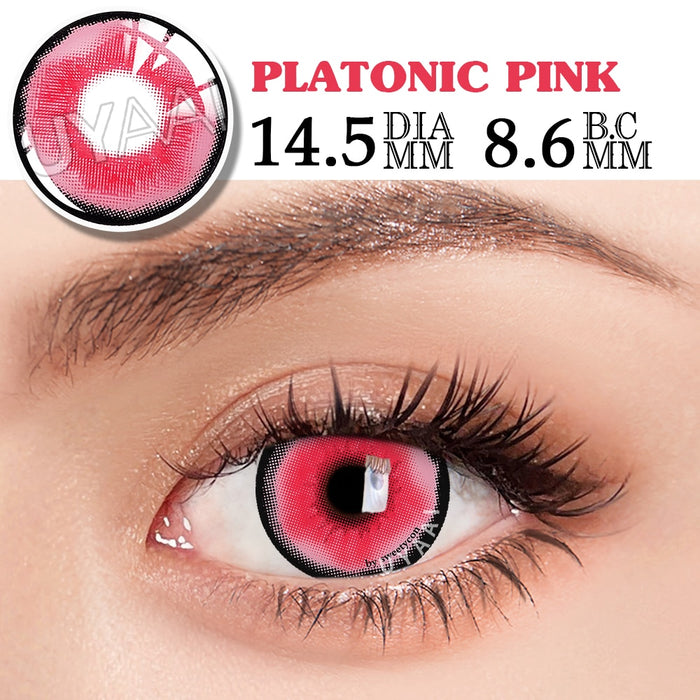 UYAAI Color Lens Eyes Cosplay Lens Chainsaw Man Anime Pupils 1 Pair Color Contact Lenses For Eyes Makima Contact Lenses