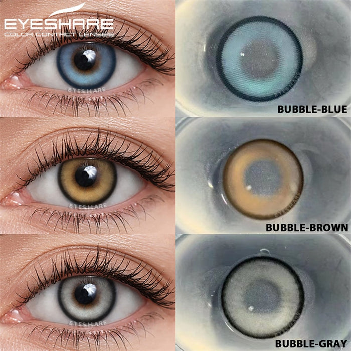 EYESHARE 1Pair Color Lens Eye Natural Color Contact Lenses Eyes Yearly Beauty Green Contact Lenses Eye Cosmetic