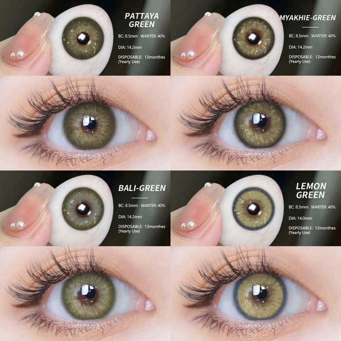 EYESHARE 1 Pair Colored Contact Lenses Green Eye Lenses Blue Lens Natural Fast Delivery Brown Eye Lens Yearly Eyes Contacts Lens