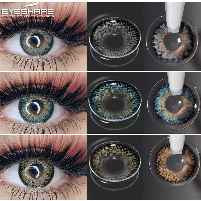 EYESHARE 2 個年間カラーレンズ目 KING シリーズカラーコンタクトレンズ目美容コンタクトレンズ目化粧品カラーレンズ目