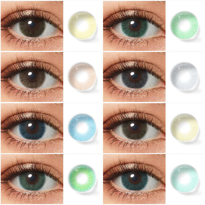 Natural Color Lens Eyes 1Pair Color Contact Lenses For Eyes