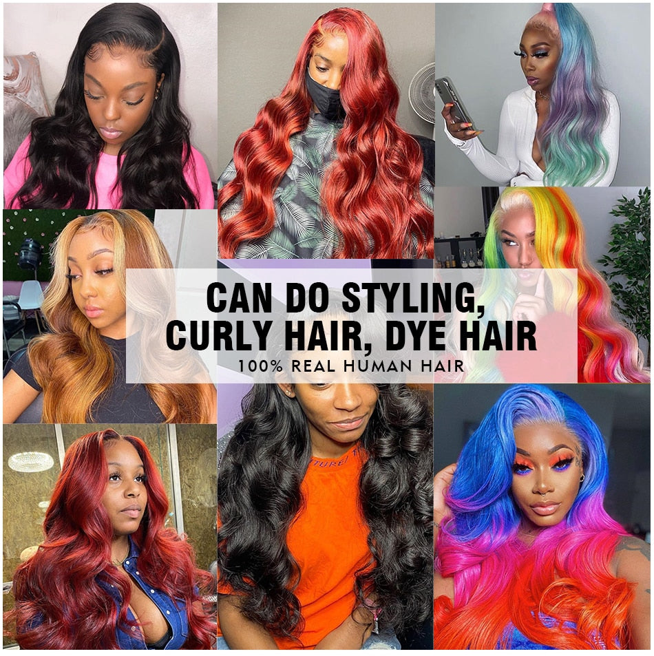 Body Wave Wig Human Hair Wigs 13x4 Hd Lace Frontal Wig