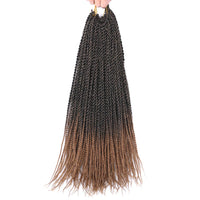 18 Inch 6 Packs Senegal Twist Hair Crochet Braids 30Stands/Pack Synthetic Braiding Hair Extensions for Black Women T27
