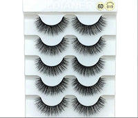 NEW 5 pairs 3D mink false eyelashes natural makeup eyelash extension