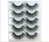 NEW 5 pairs 3D mink false eyelashes natural makeup eyelash extension