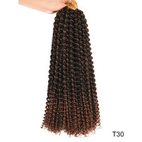 Passion Twist Crochet Hair Synthetic Braiding Hair Extensions 14 18 22Inch