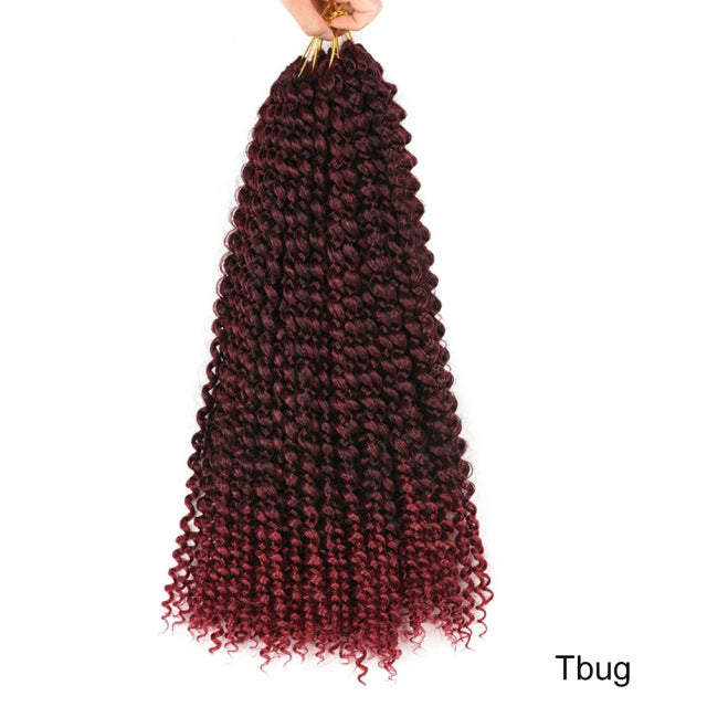 Passion Twist Crochet Hair Synthetic Braiding Hair Extensions 14 18 22Inch