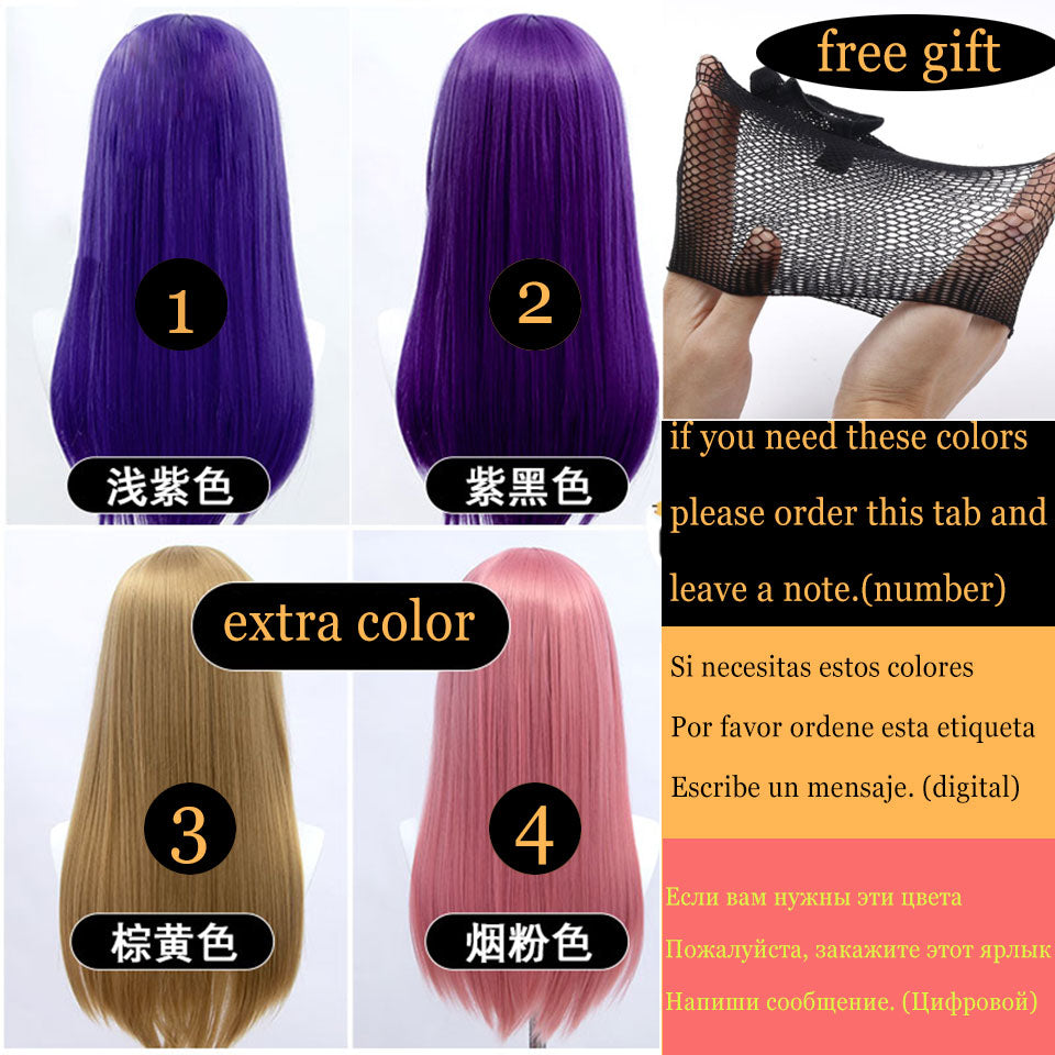 Synthetic Wigs Air Volume High Temperature Soft Hair Silk Bulk Hair Long Curly Big Wave Hair Straight Wig Cosplay