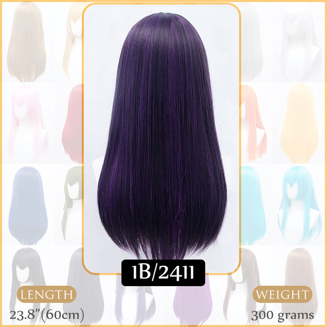 Synthetic Wigs Air Volume High Temperature Soft Hair Silk Bulk Hair Long Curly Big Wave Hair Straight Wig Cosplay