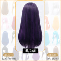 Synthetic Wigs Air Volume High Temperature Soft Hair Silk Bulk Hair Long Curly Big Wave Hair Straight Wig Cosplay