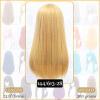 Synthetic Wigs Air Volume High Temperature Soft Hair Silk Bulk Hair Long Curly Big Wave Hair Straight Wig Cosplay