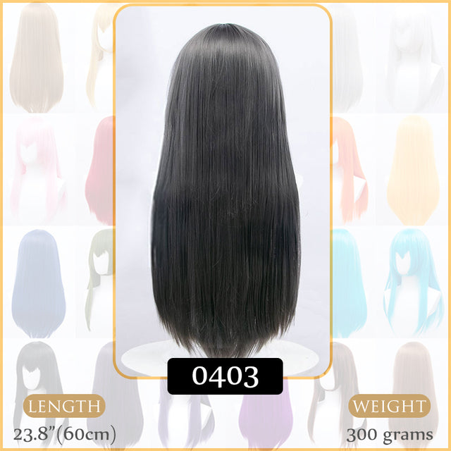 Synthetic Wigs Air Volume High Temperature Soft Hair Silk Bulk Hair Long Curly Big Wave Hair Straight Wig Cosplay