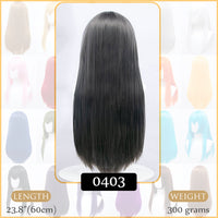 Synthetic Wigs Air Volume High Temperature Soft Hair Silk Bulk Hair Long Curly Big Wave Hair Straight Wig Cosplay