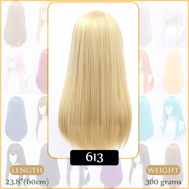 Synthetic Wigs Air Volume High Temperature Soft Hair Silk Bulk Hair Long Curly Big Wave Hair Straight Wig Cosplay