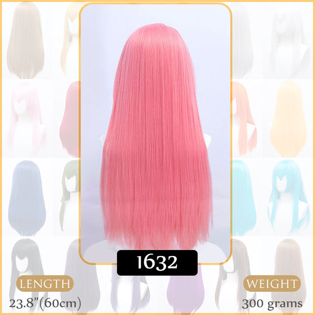 Synthetic Wigs Air Volume High Temperature Soft Hair Silk Bulk Hair Long Curly Big Wave Hair Straight Wig Cosplay