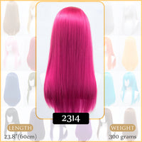 Synthetic Wigs Air Volume High Temperature Soft Hair Silk Bulk Hair Long Curly Big Wave Hair Straight Wig Cosplay