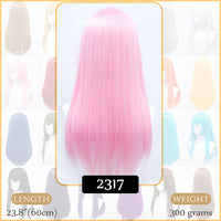 Synthetic Wigs Air Volume High Temperature Soft Hair Silk Bulk Hair Long Curly Big Wave Hair Straight Wig Cosplay