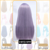 Synthetic Wigs Air Volume High Temperature Soft Hair Silk Bulk Hair Long Curly Big Wave Hair Straight Wig Cosplay