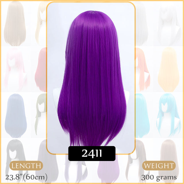 Synthetic Wigs Air Volume High Temperature Soft Hair Silk Bulk Hair Long Curly Big Wave Hair Straight Wig Cosplay