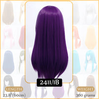 Synthetic Wigs Air Volume High Temperature Soft Hair Silk Bulk Hair Long Curly Big Wave Hair Straight Wig Cosplay