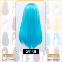 Synthetic Wigs Air Volume High Temperature Soft Hair Silk Bulk Hair Long Curly Big Wave Hair Straight Wig Cosplay