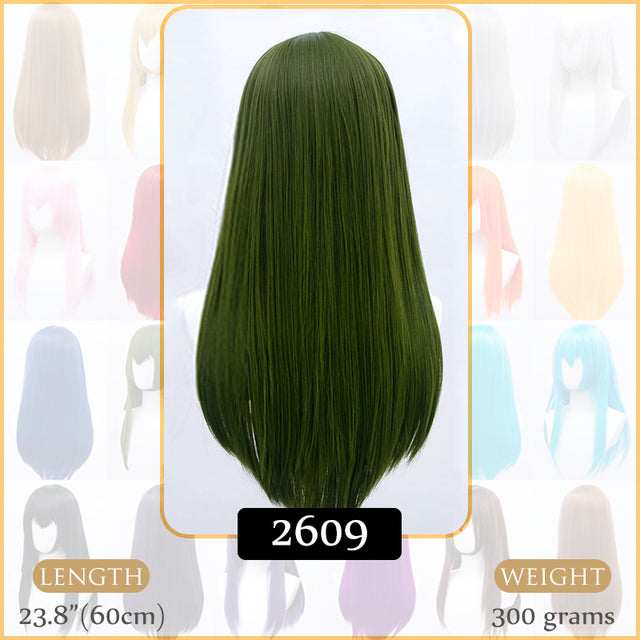 Synthetic Wigs Air Volume High Temperature Soft Hair Silk Bulk Hair Long Curly Big Wave Hair Straight Wig Cosplay
