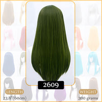 Synthetic Wigs Air Volume High Temperature Soft Hair Silk Bulk Hair Long Curly Big Wave Hair Straight Wig Cosplay