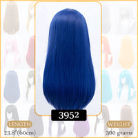 Synthetic Wigs Air Volume High Temperature Soft Hair Silk Bulk Hair Long Curly Big Wave Hair Straight Wig Cosplay