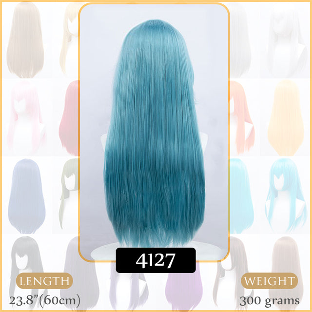 Synthetic Wigs Air Volume High Temperature Soft Hair Silk Bulk Hair Long Curly Big Wave Hair Straight Wig Cosplay