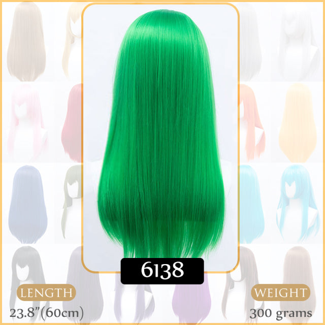 Synthetic Wigs Air Volume High Temperature Soft Hair Silk Bulk Hair Long Curly Big Wave Hair Straight Wig Cosplay
