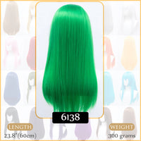 Synthetic Wigs Air Volume High Temperature Soft Hair Silk Bulk Hair Long Curly Big Wave Hair Straight Wig Cosplay