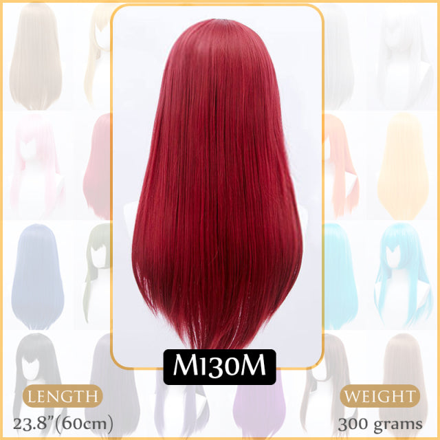 Synthetic Wigs Air Volume High Temperature Soft Hair Silk Bulk Hair Long Curly Big Wave Hair Straight Wig Cosplay