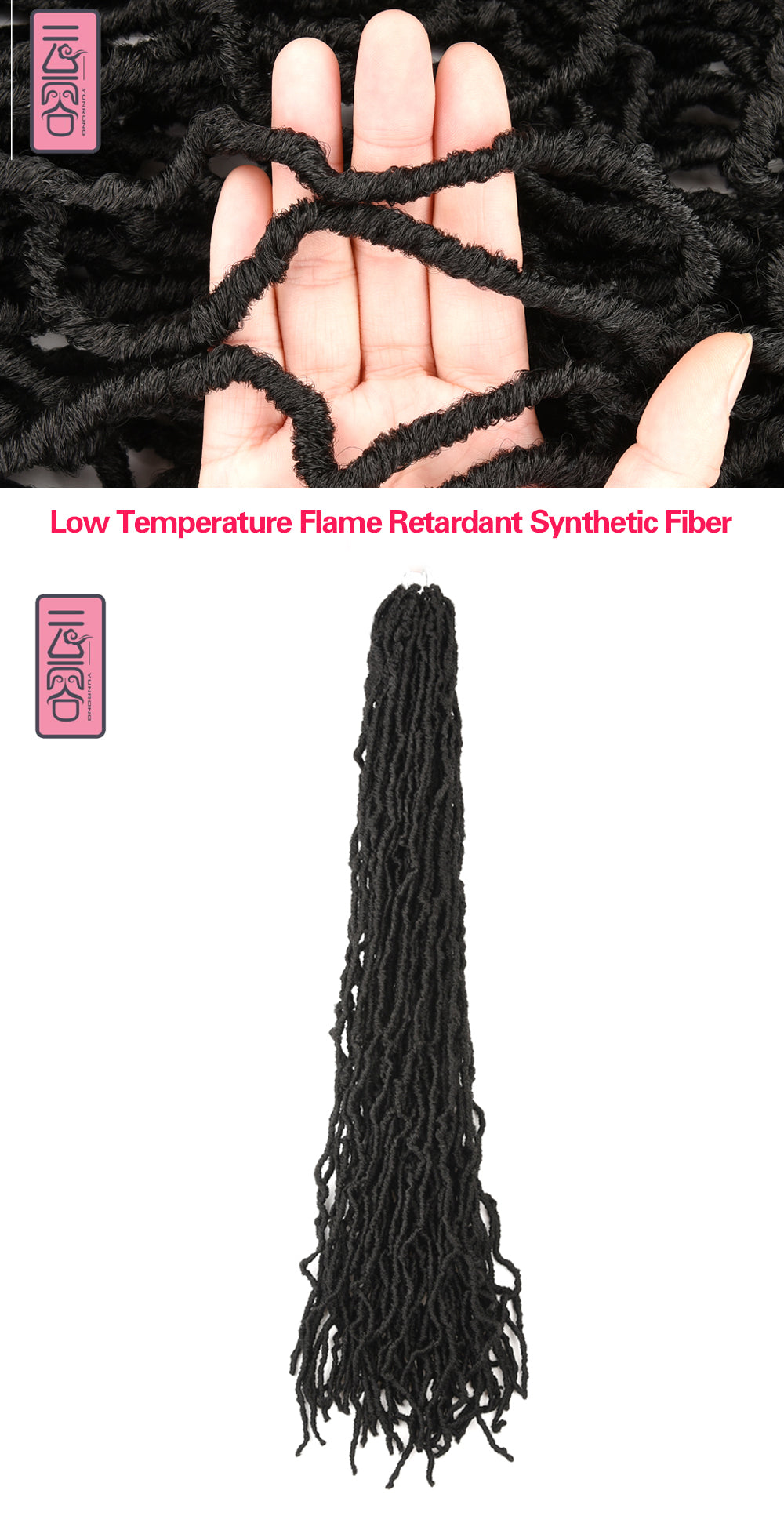 Nu Locs Crochet Hair 36 24 18 Inch 21 Strands Faux Locs Extension Soft Goddess Braiding Dreadlocks Hair For Black Women