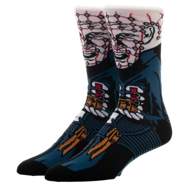 Jason Voorhees Freddy Pennywise Beetlejuice Pinhead Hellraiser Scary Cosplay Costumes Cotton Socks Halloween Adult Stockings