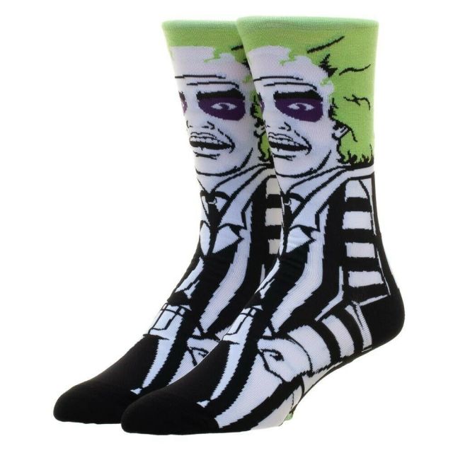 Jason Voorhees Freddy Pennywise Beetlejuice Pinhead Hellraiser Scary Cosplay Costumes Cotton Socks Halloween Adult Stockings