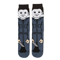 Jason Voorhees Freddy Pennywise Beetlejuice Pinhead Hellraiser Scary Cosplay Costumes Cotton Socks Halloween Adult Stockings