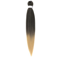 Natifah 人工毛エクステンション三つ編み Synthet ヘアカネカロン髪三つ編み事前ストレッチ編組ヘアエクステンション髪三つ編み
