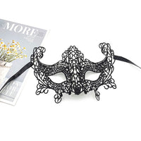 Women Hollow Lace Masquerade Face Mask Sexy Cosplay Prom Party Props Costume Halloween Masquerade Mask Nightclub Queen Eye Mask