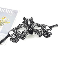 Women Hollow Lace Masquerade Face Mask Sexy Cosplay Prom Party Props Costume Halloween Masquerade Mask Nightclub Queen Eye Mask