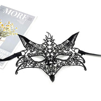 Women Hollow Lace Masquerade Face Mask Sexy Cosplay Prom Party Props Costume Halloween Masquerade Mask Nightclub Queen Eye Mask