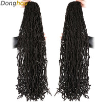 Faux Locs Crochet Hair 24 36 inch Faux Locks Crochet Braid Curly Hair New Soft Locs Meche De Cheveux Pour Crochet Braid