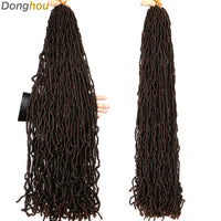 Faux Locs Crochet Hair 24 36 inch Faux Locks Crochet Braid Curly Hair New Soft Locs Meche De Cheveux Pour Crochet Braid
